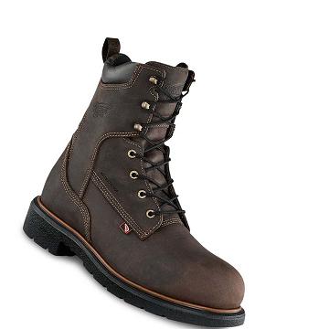 Red Wing 8-inch Insulated, Soft Toe Men's Waterproof Boots Taupe | ZA 375WNB